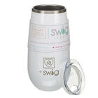 6 oz. HeartBox x Swig Life White Stemless Flute