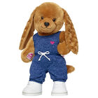 Barkleigh Stuffed Animal Navy Loungewear Jumpsuit Gift Set 