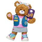 Girl Scout Coconut Caramel Cookie Teddy Bear Daisy Gift Set with Headband
