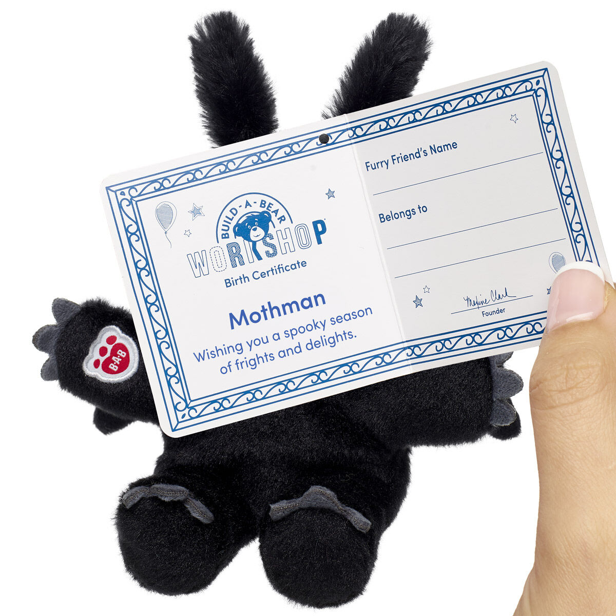 Mini Mothman Plush | Mini Beans® at Mini at Build-A-Bear®