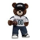 Football Bear with Seattle Seahawks Jersey, Fan Hat, and Football - Build-A-Bear Workshop&reg;