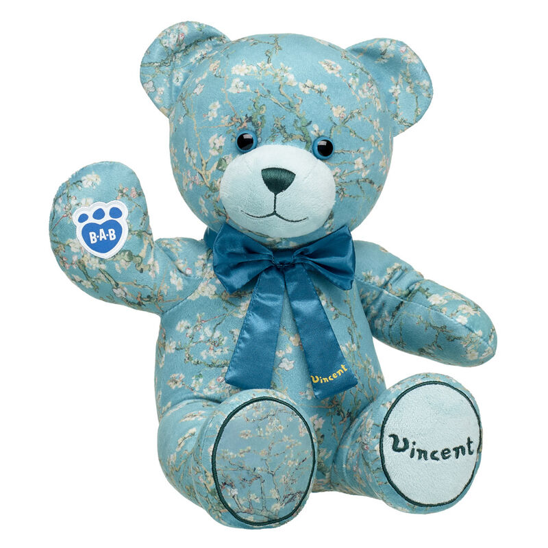 Online Exclusive Build-A-Bear x Van Gogh Museum® Almond Blossom Bear Bow Bundle