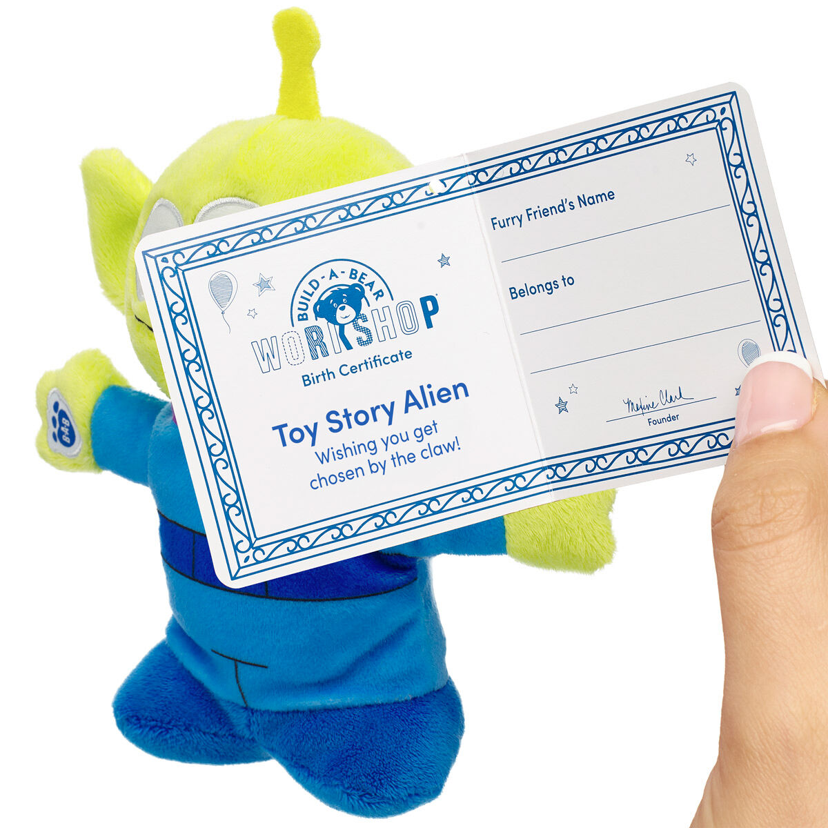 Build-A-Bear Mini Beans® Disney and Pixar Toy Story Alien Stuffed Animal