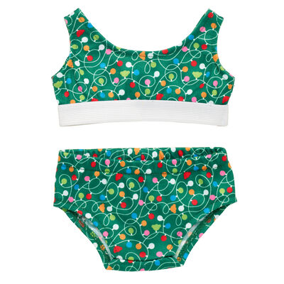 Holiday Lights Bra and Underwear Set 