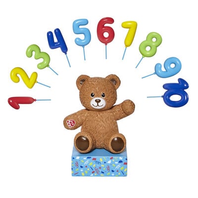 Build-A-Bear® Brown Bear Base with CeleBEARate Balloon Inserts (1-10)