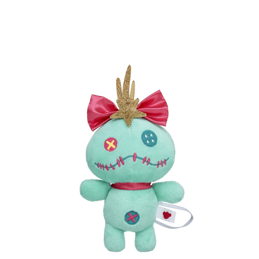 ハンドメイド★ツリーᔦᔧ✩プリントワンピース★ストラップ♡ぬいぐるみバッジ用コス Disney Stitch Holiday Scrump Wristie | Build-A-Bear