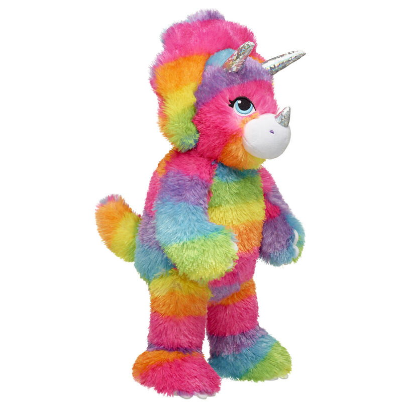 Online Exclusive Rainbow Triceratops Stuffed Animal - Build-A-Bear Workshop&reg;