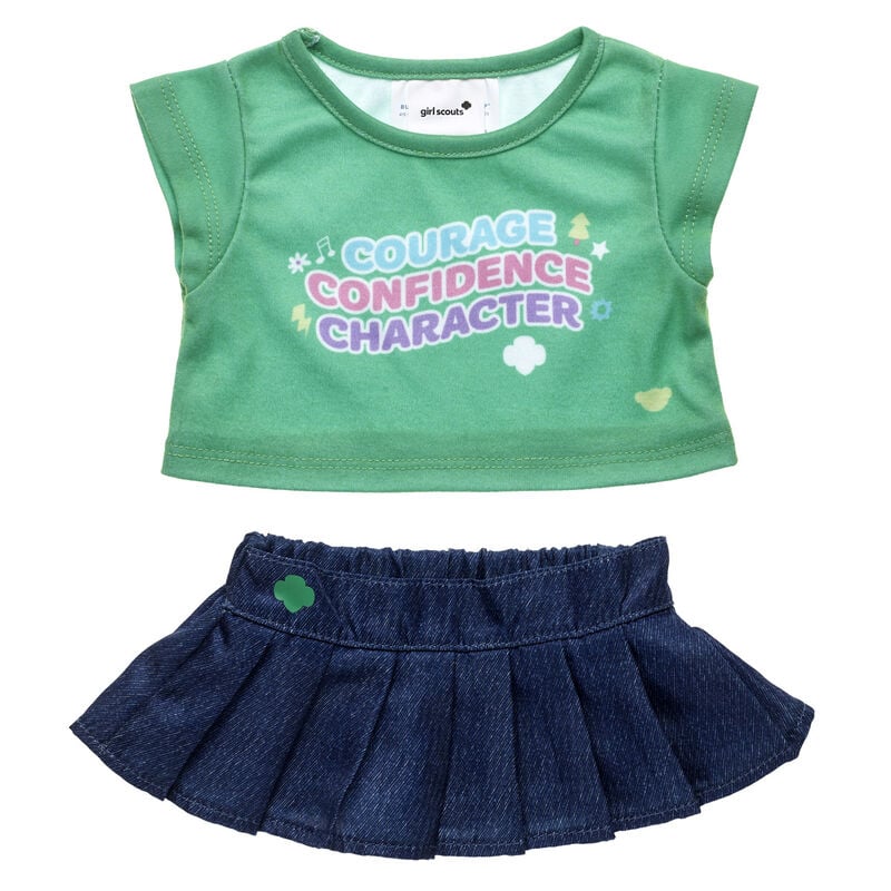 Girl Scout Denim Skirt Set by Build-A-Bear