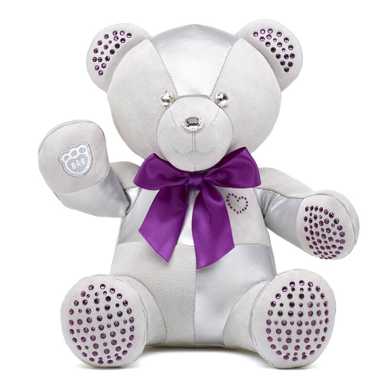 Online Exclusive Build-A-Bear Birthstone Bear Featuring Swarovski® Amethyst crystals