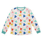 Build-A-Bear Pajama Shop™ Colorful Hearts PJ Top - Adult