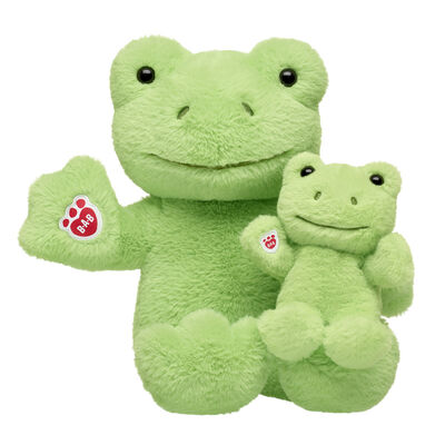 Spring Green Frog Stuffed Animal & Build-A-Bear Mini Beans&reg; Gift Set