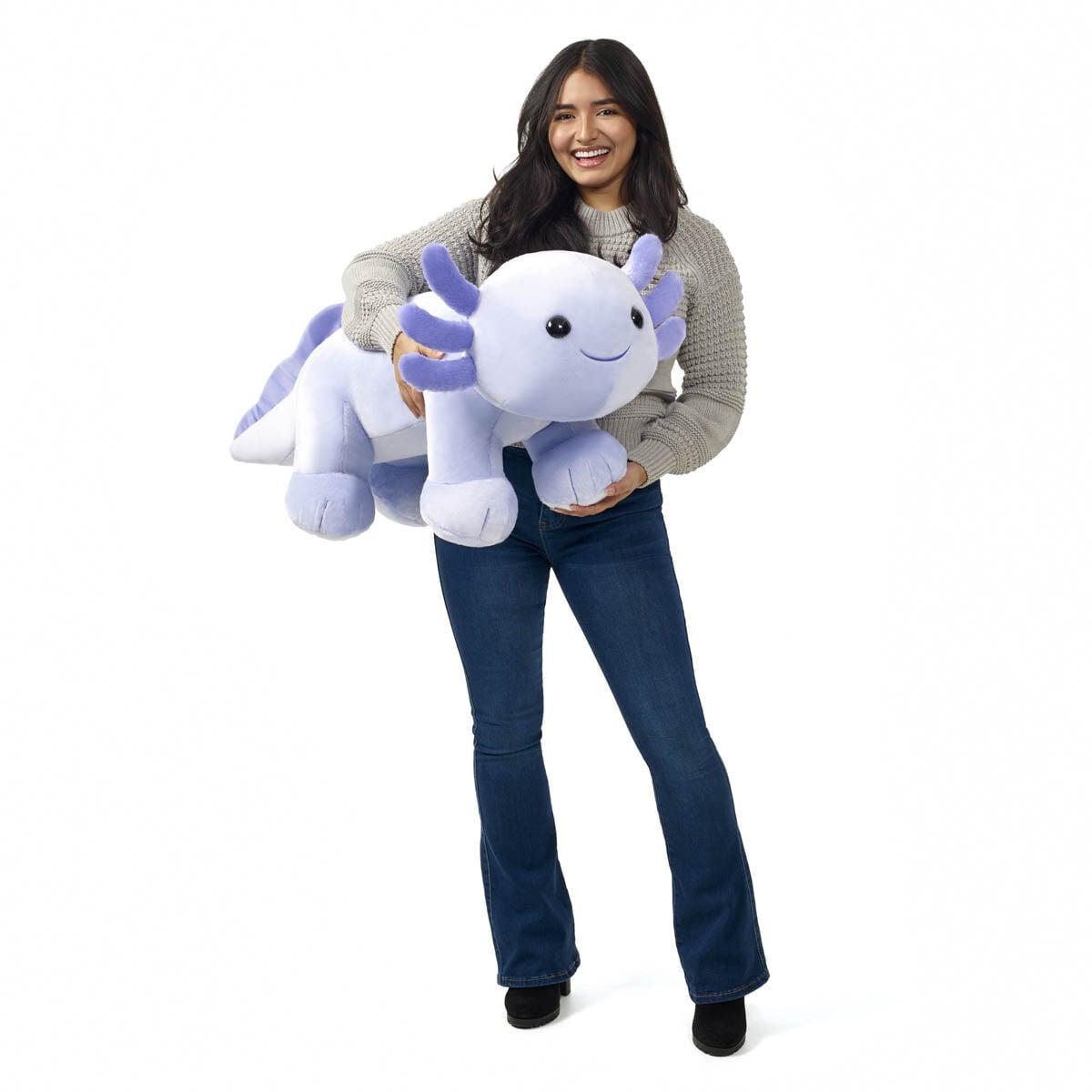 Giant Lavender Axolotl Stuffed Animal | Build-A-Bear®