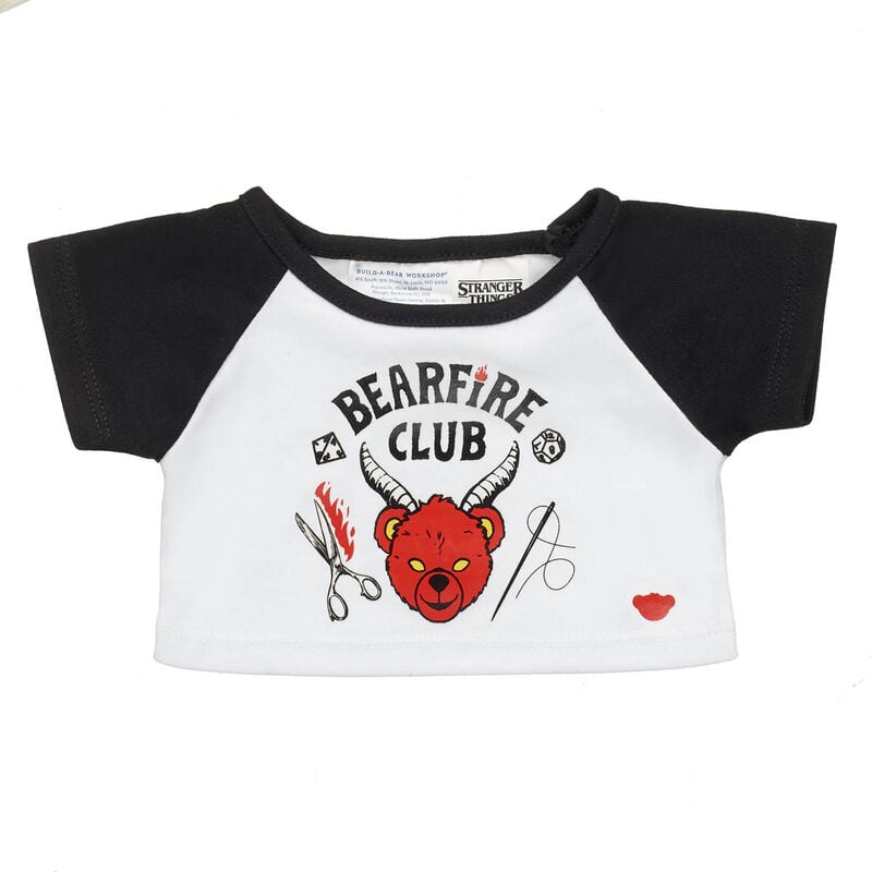 Online Exclusive Stranger Things™ Bearfire Club T-Shirt - Build-A-Bear Workshop®