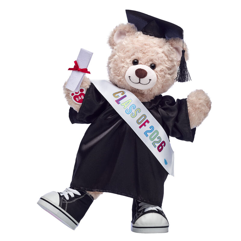 Happy Hugs Teddy Bear Class of 2026 Graduation Gift Set plush by Build-A-Bear