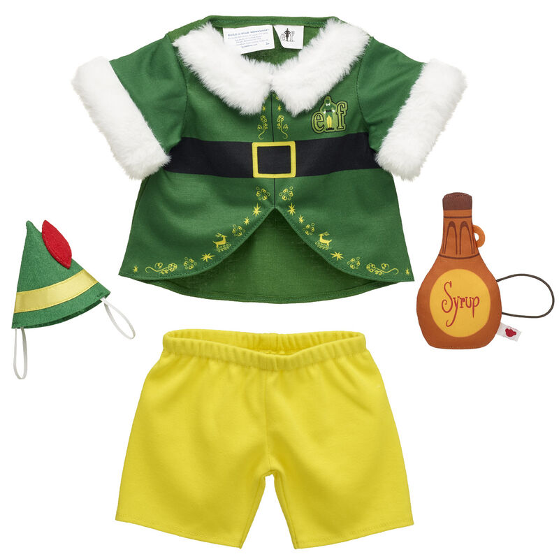 Online Exclusive Buddy the Elf&trade; Costume and Syrup Wristie Bundle - Build-A-Bear Workshop&reg;