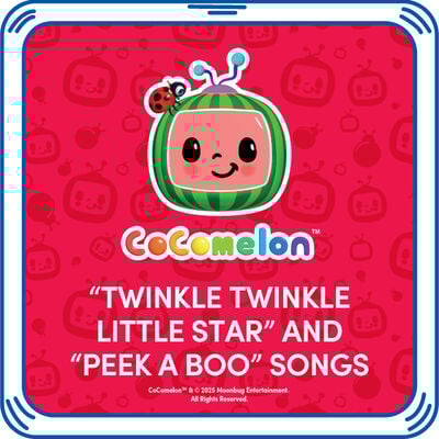 CoComelon&trade; &ldquo;Twinkle Twinkle Little Star&rdquo; and &ldquo;Peek a Boo&rdquo; Songs