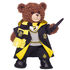 Harry Potter Bear Hufflepuff Gift Set with House Robe, Scarf, Hogwarts Pants & Wand