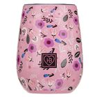 10 oz. Floral Wine Tumbler