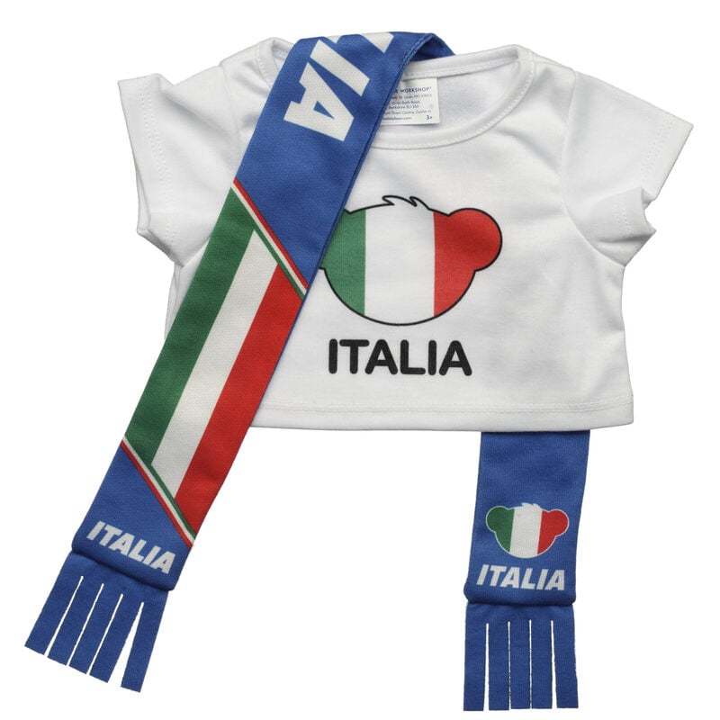 Italy Scarf and T-Shirt Set by Build-A-Bear