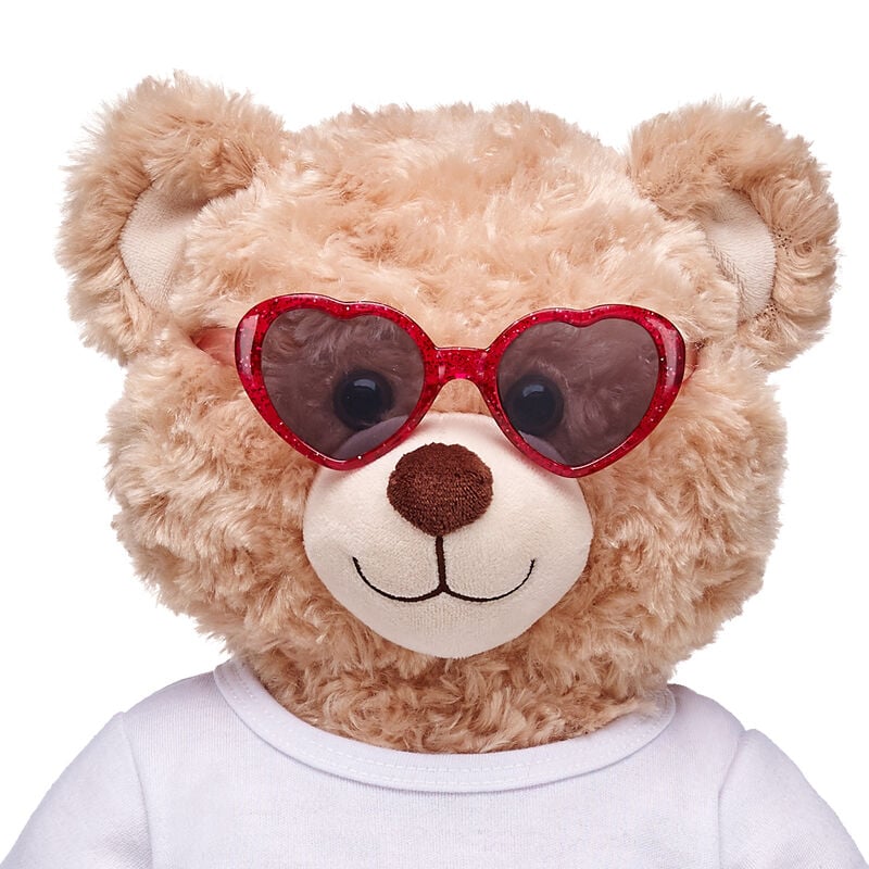 Fuchsia Heart Sunglasses