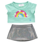 Kabu&trade; Rainbow Tee and Skirt Set for Plush Toys - Build-A-Bear Workshop&reg;