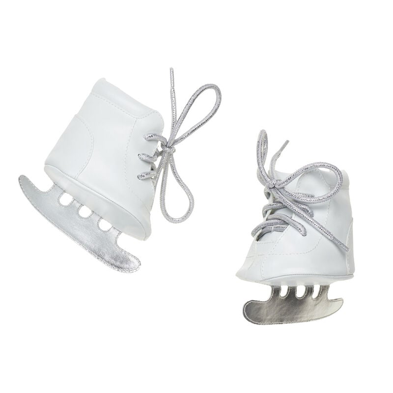 White Ice Skates plush by Build-A-Bear
