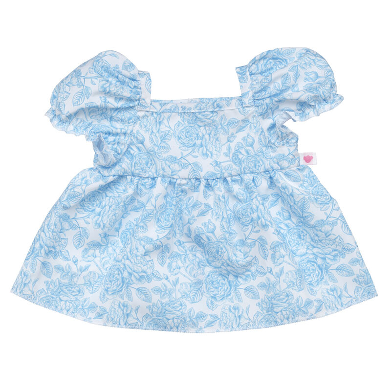 Blue Floral Dress by Build-A-Bear