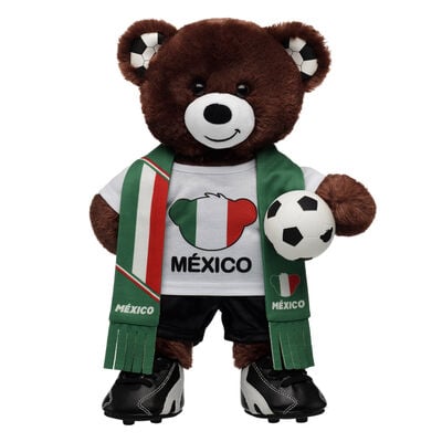 Let's Goal Bear Mexico Soccer Gift Set