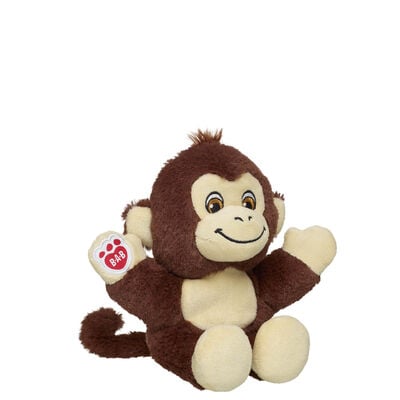 Build-A-Bear Mini Beans&reg; Smiley Monkey Stuffed Animal 