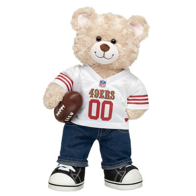 San Francisco 49ers&trade; Happy Hugs Teddy Bear Football Gift Set