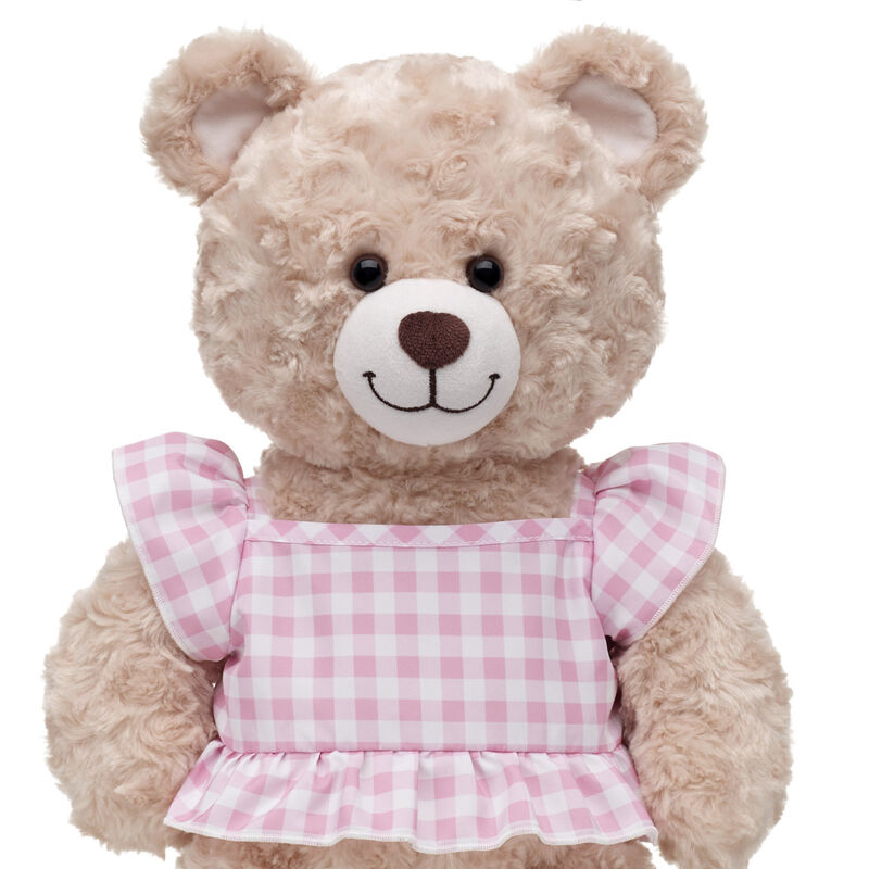 Pink Gingham Ruffle Tank by Build-A-Bear