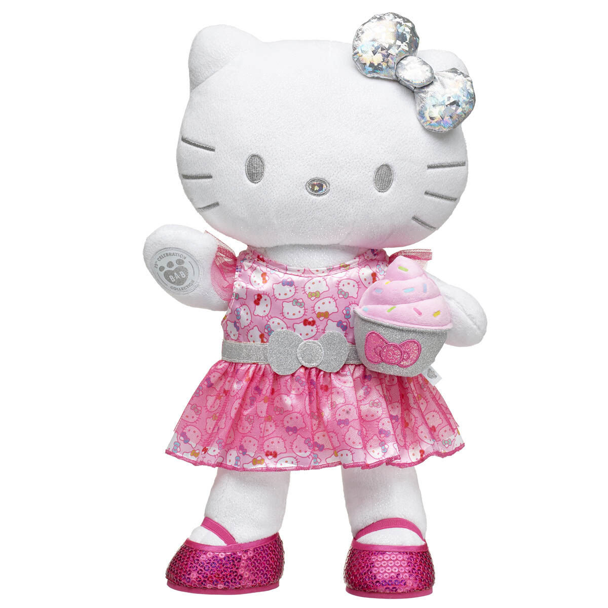 Hello Kitty® Plush Pink Cupcake Wristie | Build-A-Bear®