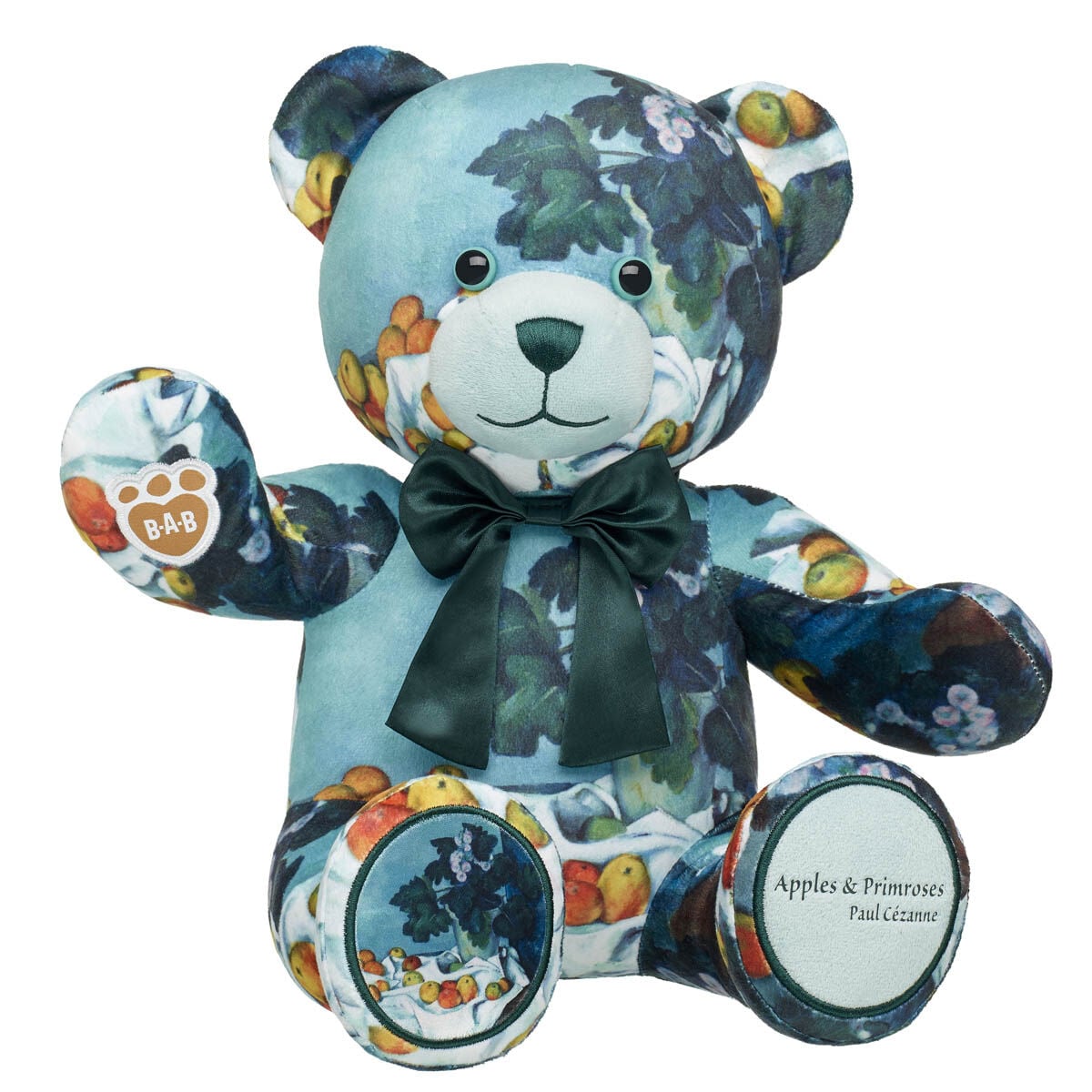 Cézanne Still Life Teddy Bear with Gifting Bow