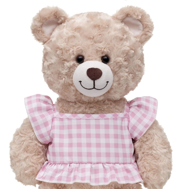 Pink Gingham Ruffle Tank by Build-A-Bear