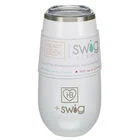 6 oz. HeartBox x Swig Life White Stemless Flute