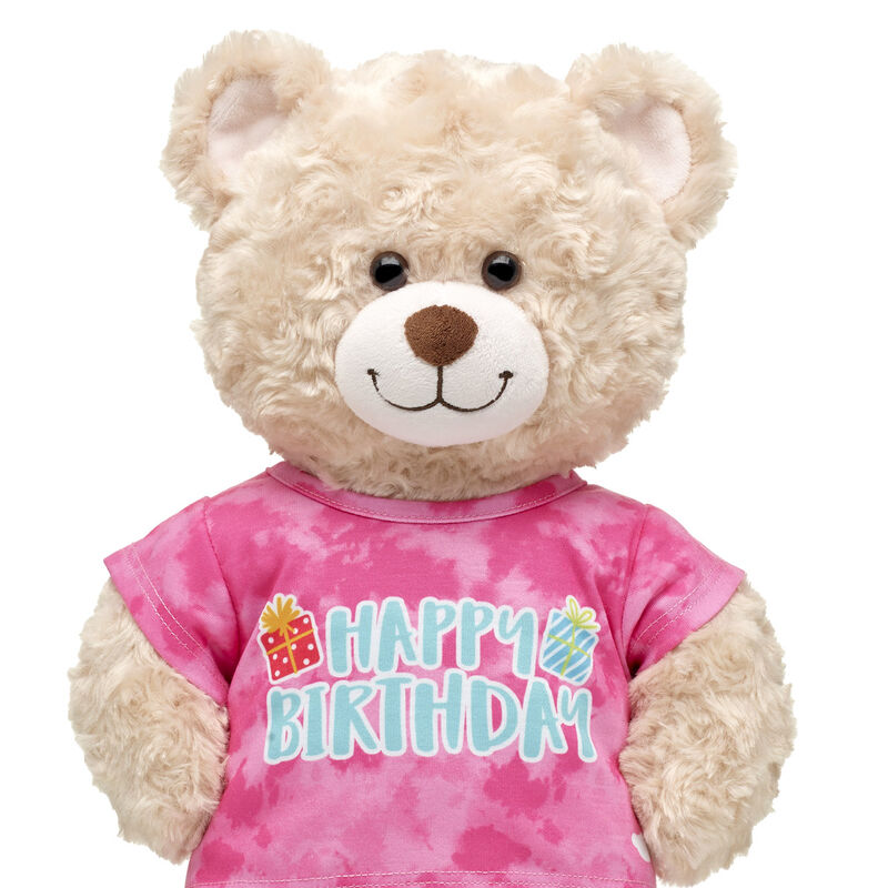 Pink Tie-Dye Birthday T-Shirt - Build-A-Bear Workshop®