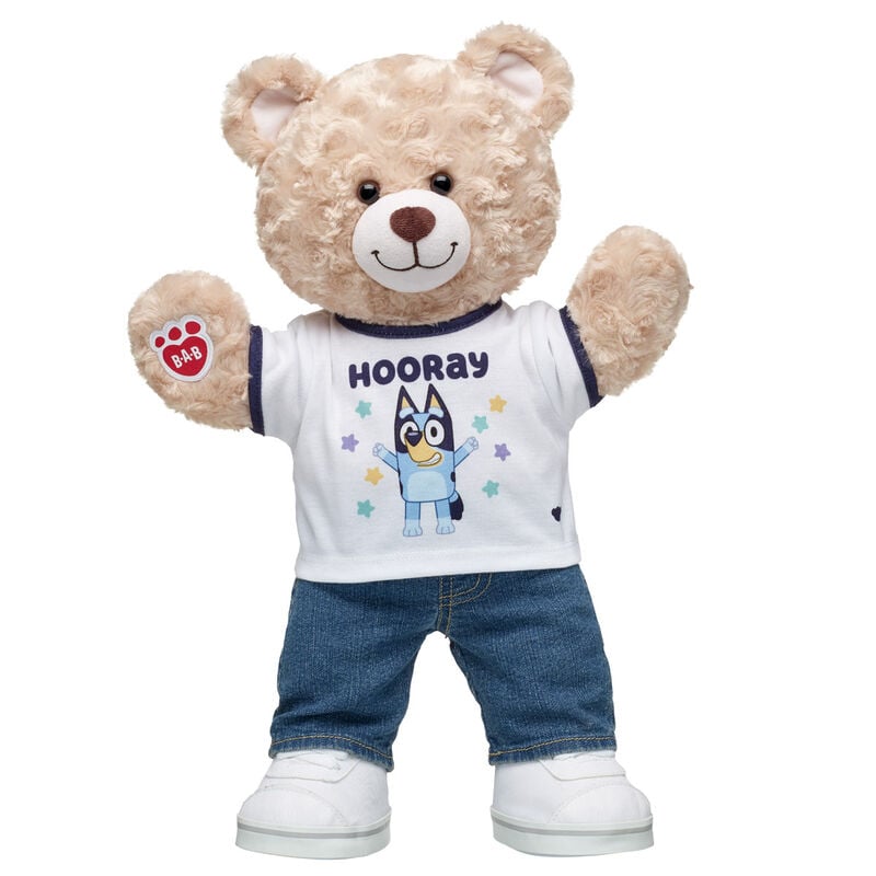 Happy Hugs Teddy Bear Bluey Hooray Gift Set - Build-A-Bear Workshop®