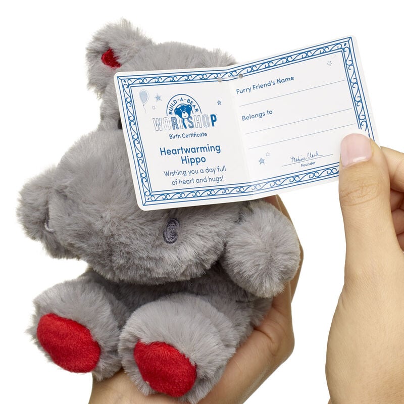 Mini Beans Heartwarming Hippo Stuffed Animal - Build-A-Bear Workshop®