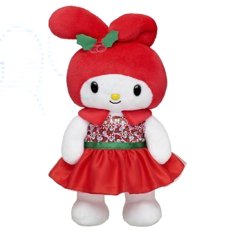 Online Exclusive Sanrio&reg; Hello Kitty&reg; and Friends My Melody&trade; Holiday Dress - Build-A-Bear Workshop&reg;