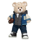 Happy Hugs Teddy Bear Varsity Jacket Football Gift Set - Build-A-Bear Workshop®