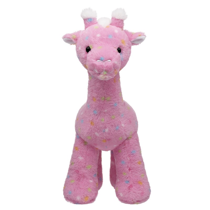 Pink Frosted Animal Cookie Giraffe Stuffed Animal plush by Build-A-Bear