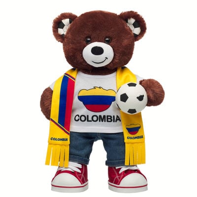 Let's Goal Bear Colombia Soccer Gift Set