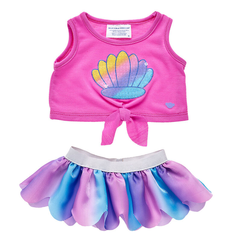 Sparkly Shell Skirt Set 2 pc.