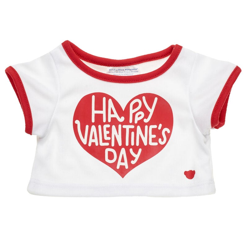 Happy Valentine's Day T-Shirt for Plush Toys - Build-A-Bear Workshop&reg;