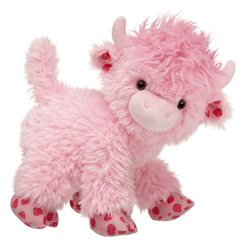 Strawberry Highland Cow Stuffed Animal - Build-A-Bear Workshop&reg;