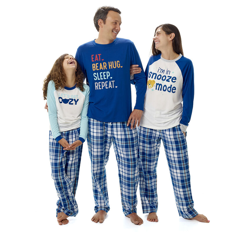 Build-A-Bear Pajama Shop™ Blue Plaid Pants - Toddler & Youth
