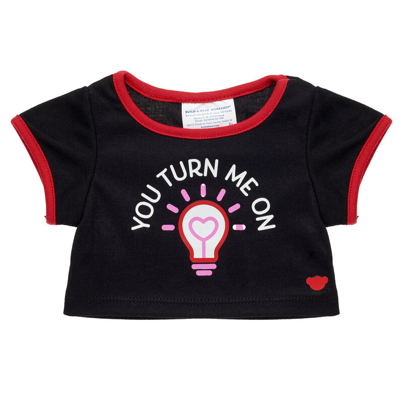 Online Exclusive "You Turn Me On" T-Shirt for Stuffed Animals - Build-A-Bear Workshop®
