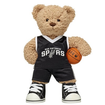 Timeless Teddy Bear San Antonio Spurs Basketball Gift Set