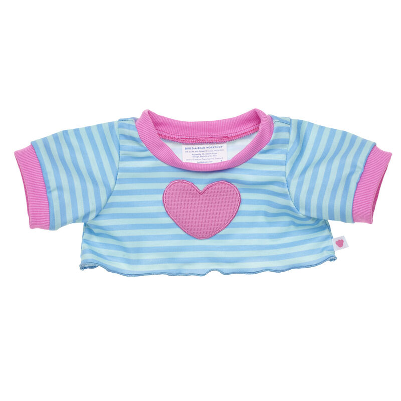 Heart Stripe Sweatshirt | Build-A-Bear