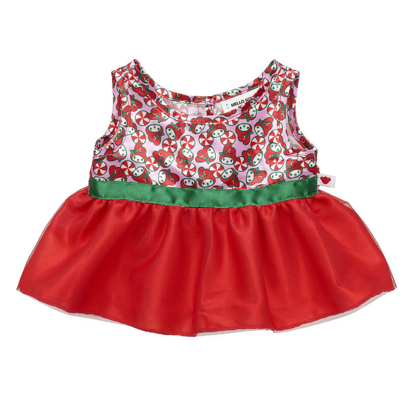 Online Exclusive Sanrio&reg; Hello Kitty&reg; and Friends My Melody&trade; Holiday Dress - Build-A-Bear Workshop&reg;